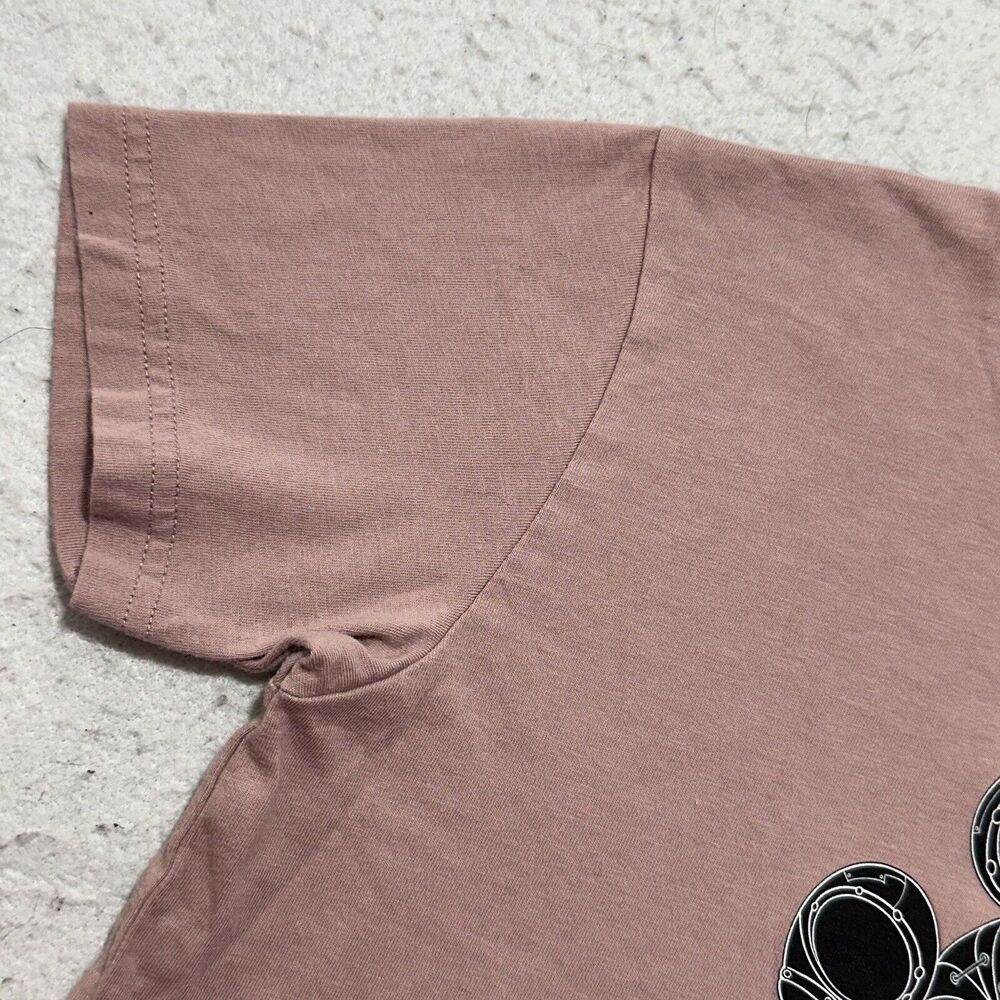 Uniqlo Disney Youth 7-8 Crewneck Short Sleeve Graphic T Shirt Pink Mickey Tee - Picture 6 of 13